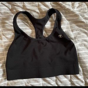 black champion sports bra